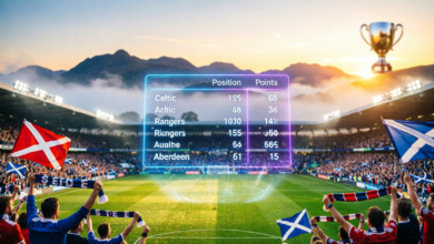 Scottish Premier League Standings