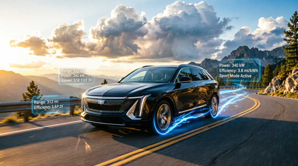 Do the Driving Modes in Cadillac Lyriq Offer Different Ranges or Battery Usages?