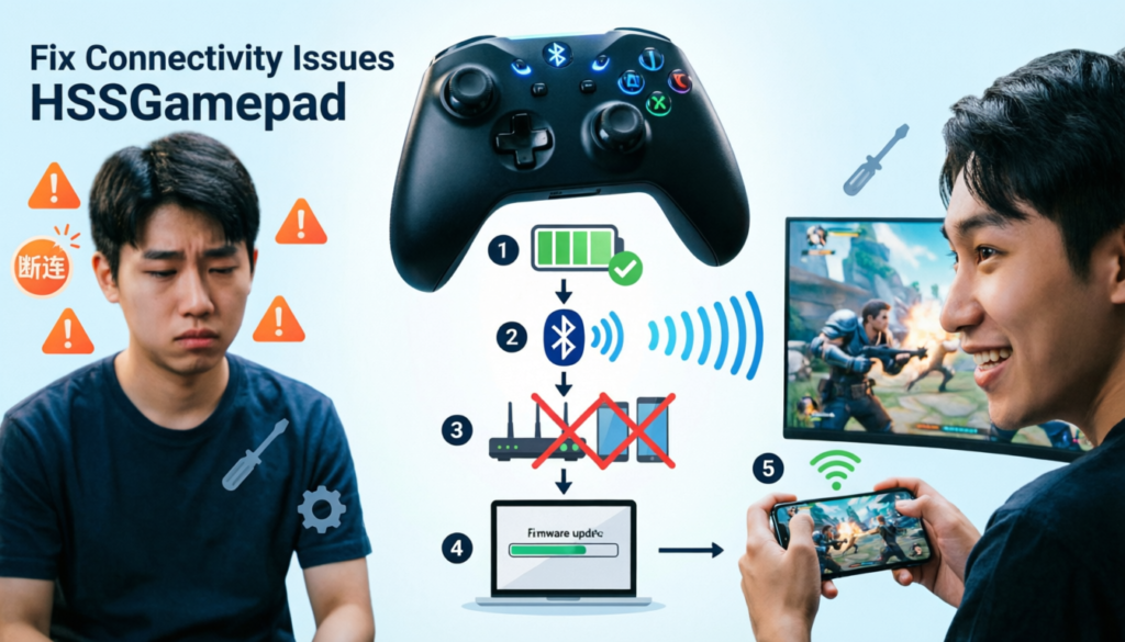 connectivity issues hssgamepad
